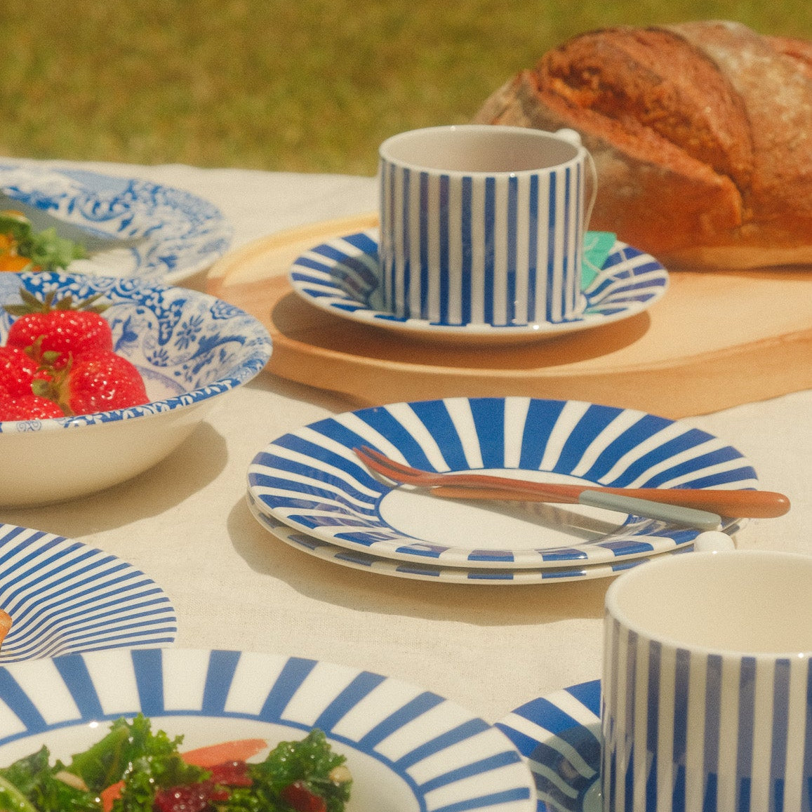 Steccato Bold Stripe Side Plate