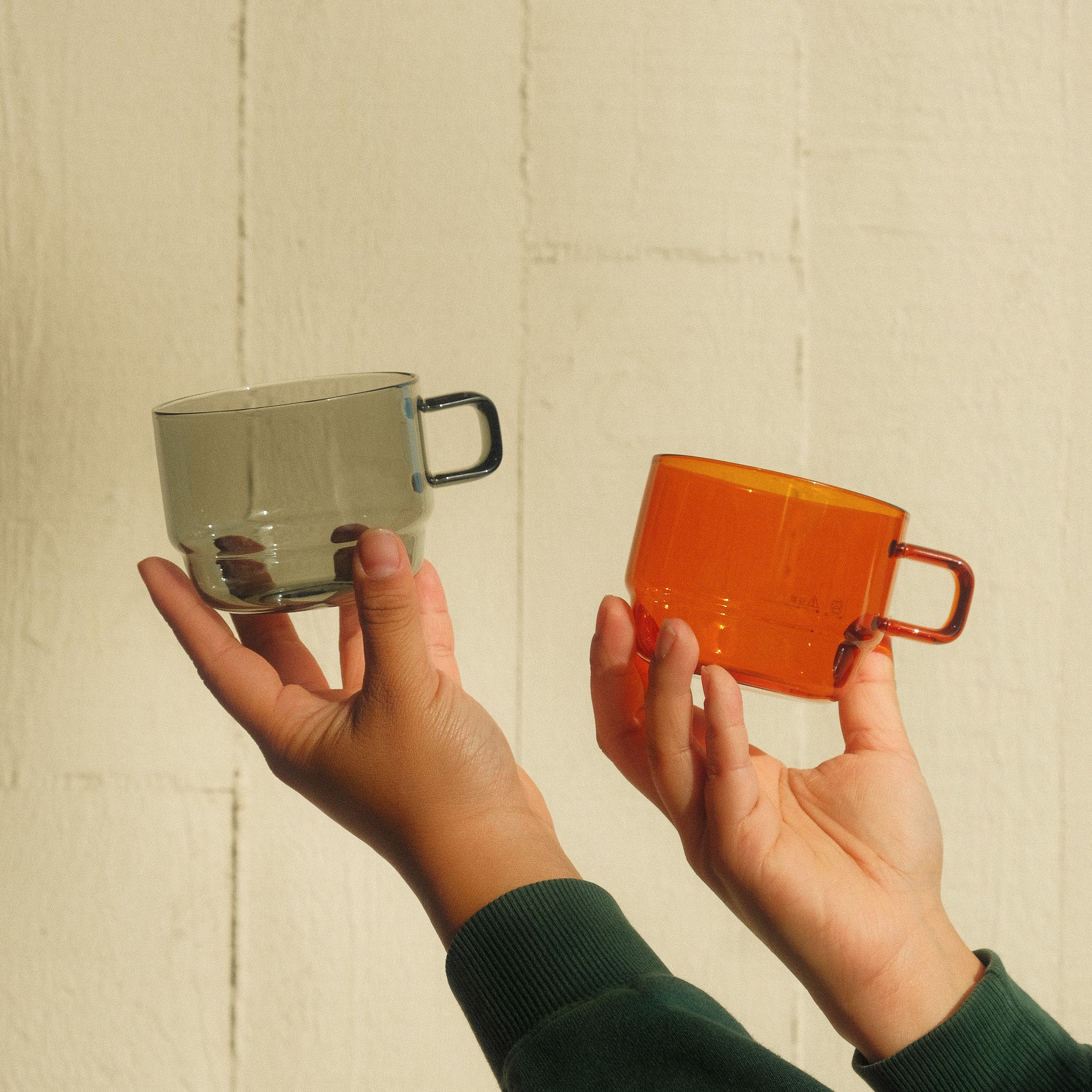 Hario Colors Glass Stackable Mug