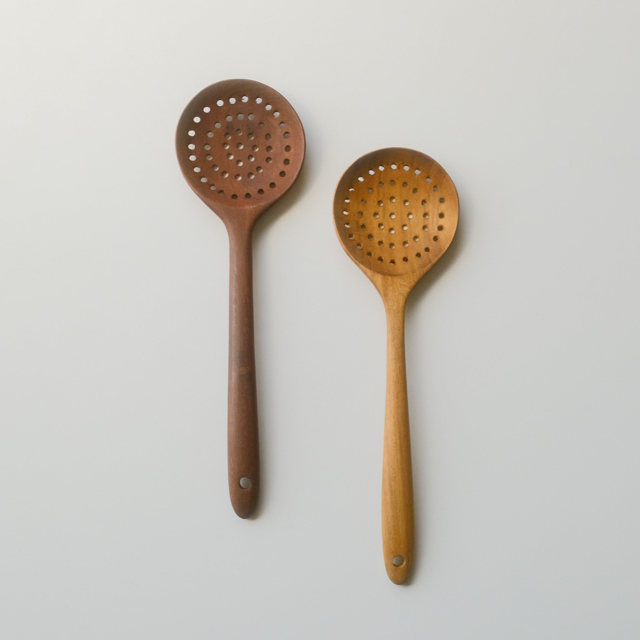 Teak Slotted Spoon