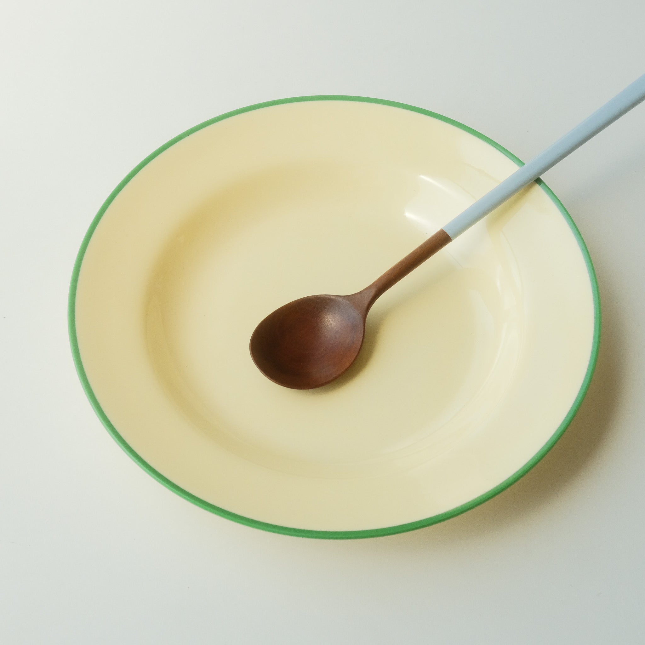 Awaken Melamine Avocado Rim - Pasta Plate