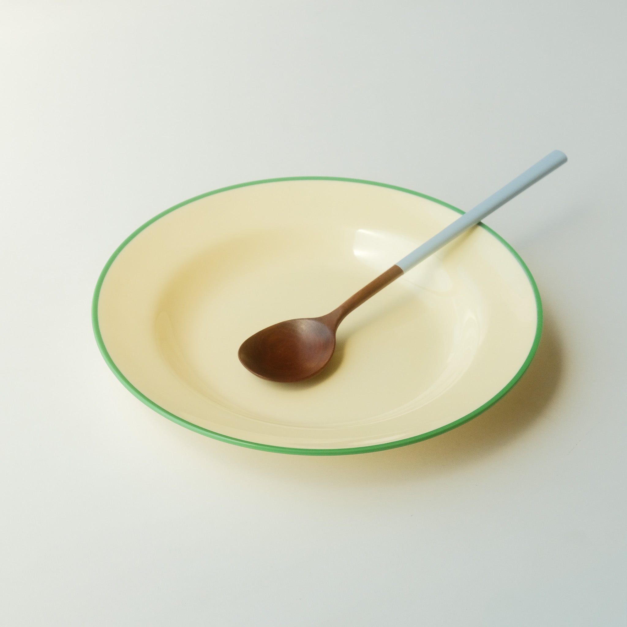 Awaken Melamine Avocado Rim - Pasta Plate