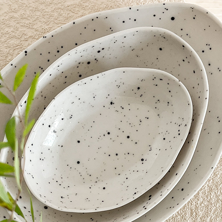 Epok Lemon Series - Oval Deep Plate 3 piece set (New Color!)
