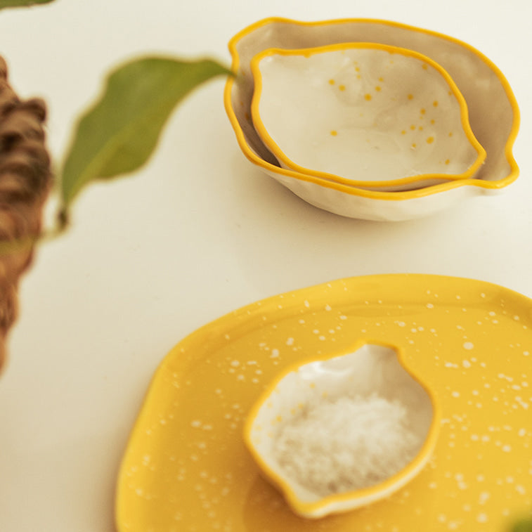 Epok Lemon Series - Lemon Shaped Sauce Dish Set (2 Styles)