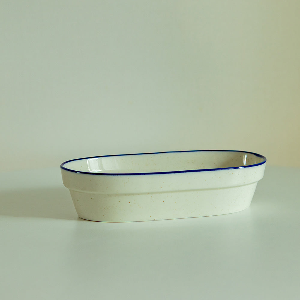 Epok Blue Rim Series - Long Oval Bowl