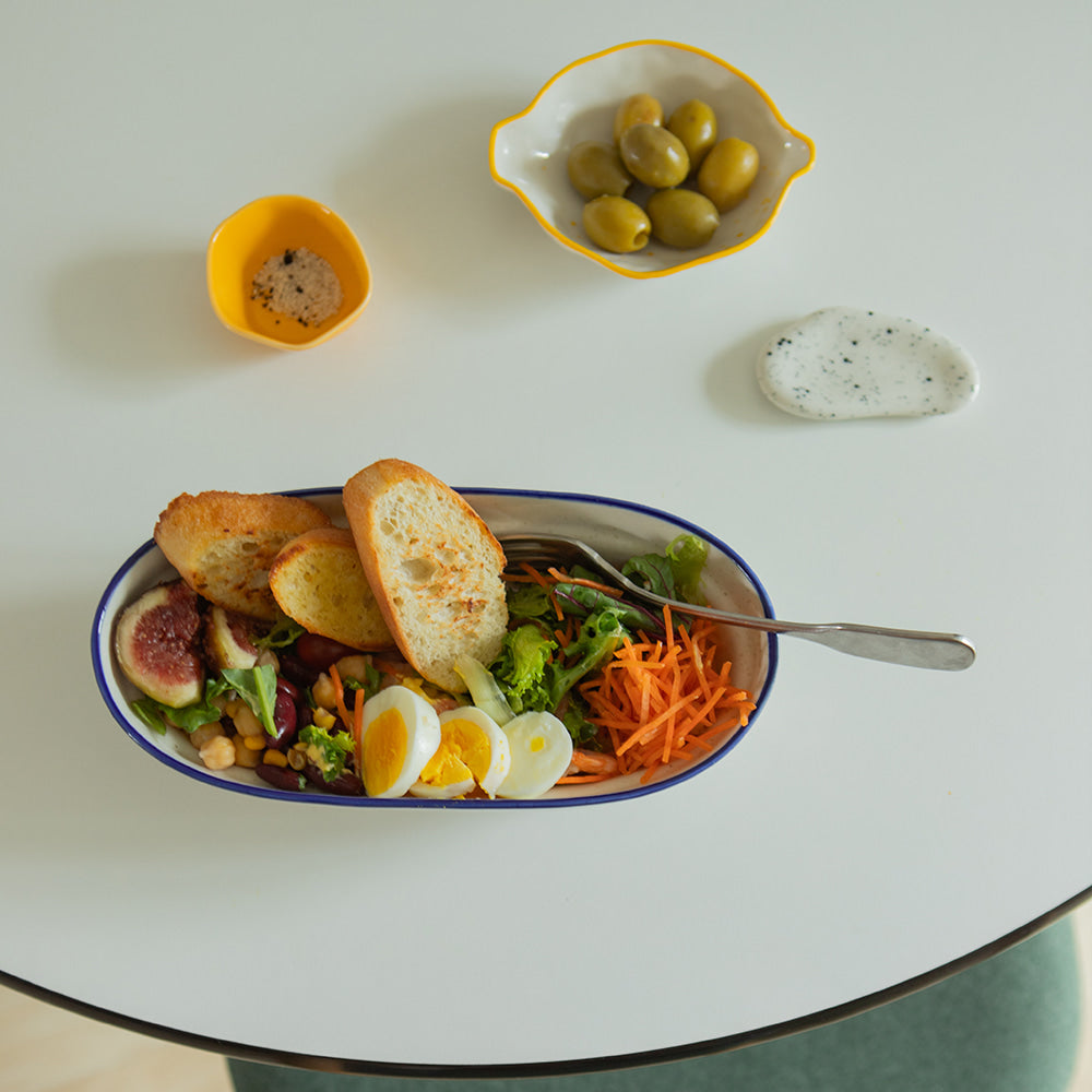Epok Blue Rim Series - Long Oval Bowl