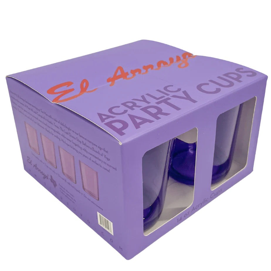 El Arroyo's Party Cups (set of 4)