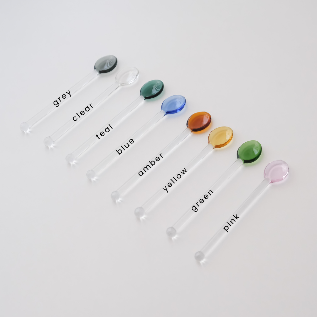 Four Seasons Glass Muddler Spoon - Short