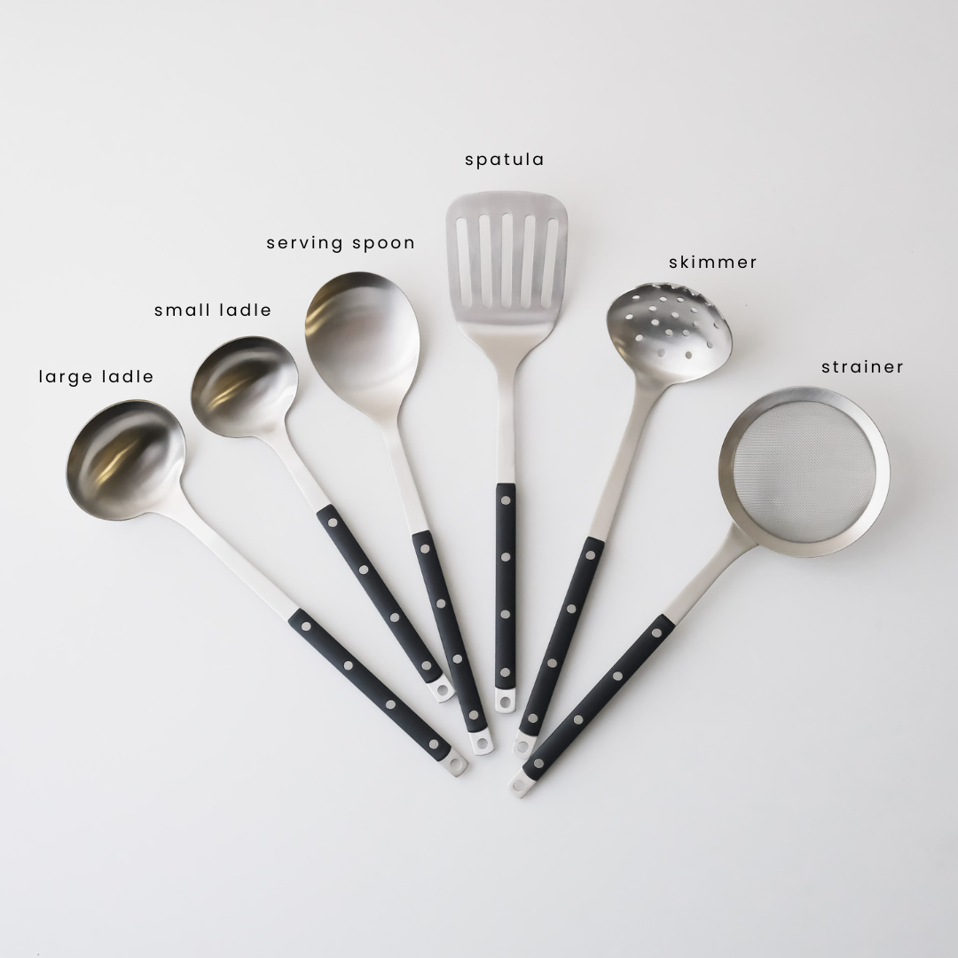 Bistro Cooking Tools (7 Options) - Black