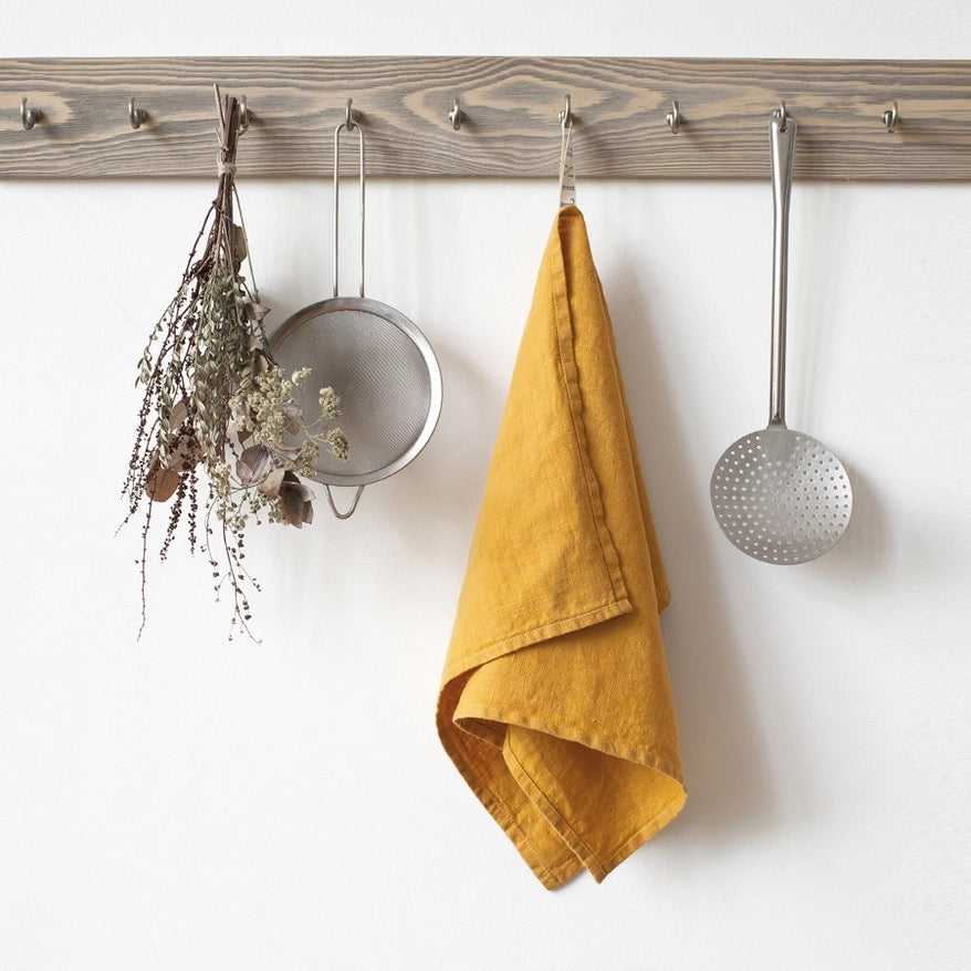 Solid Linen Kitchen Towel (8 Colors)