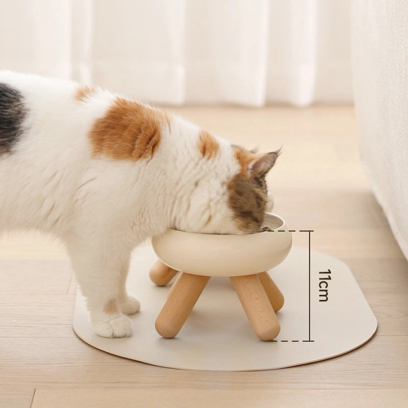 Elevated Ceramic Food Bowl
