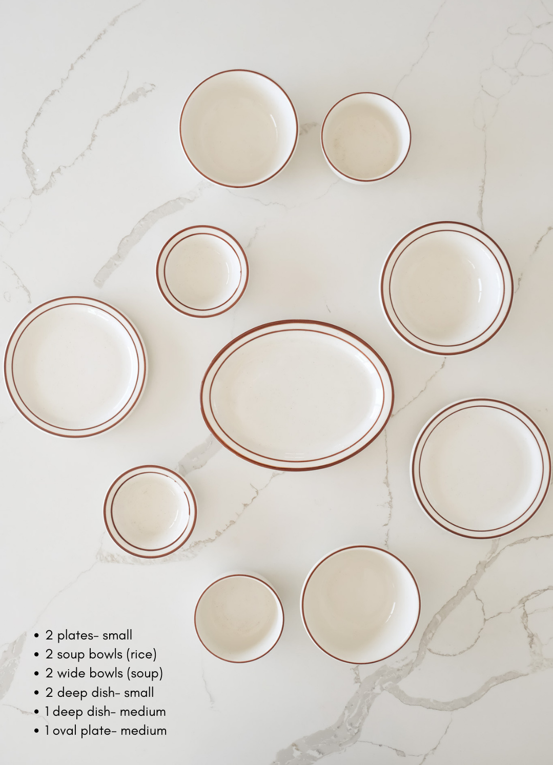 TUXTON Bahama Korean Style Set-10 pieces (Save $8)