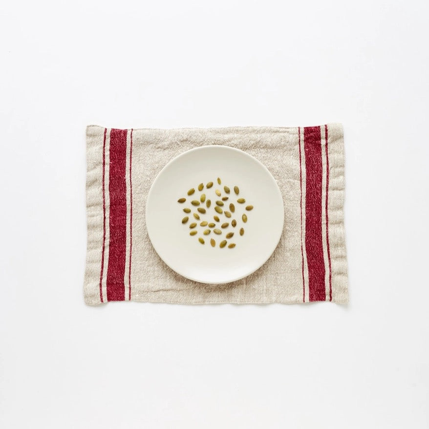 Vintage Style Linen Placemat (6 Colors)