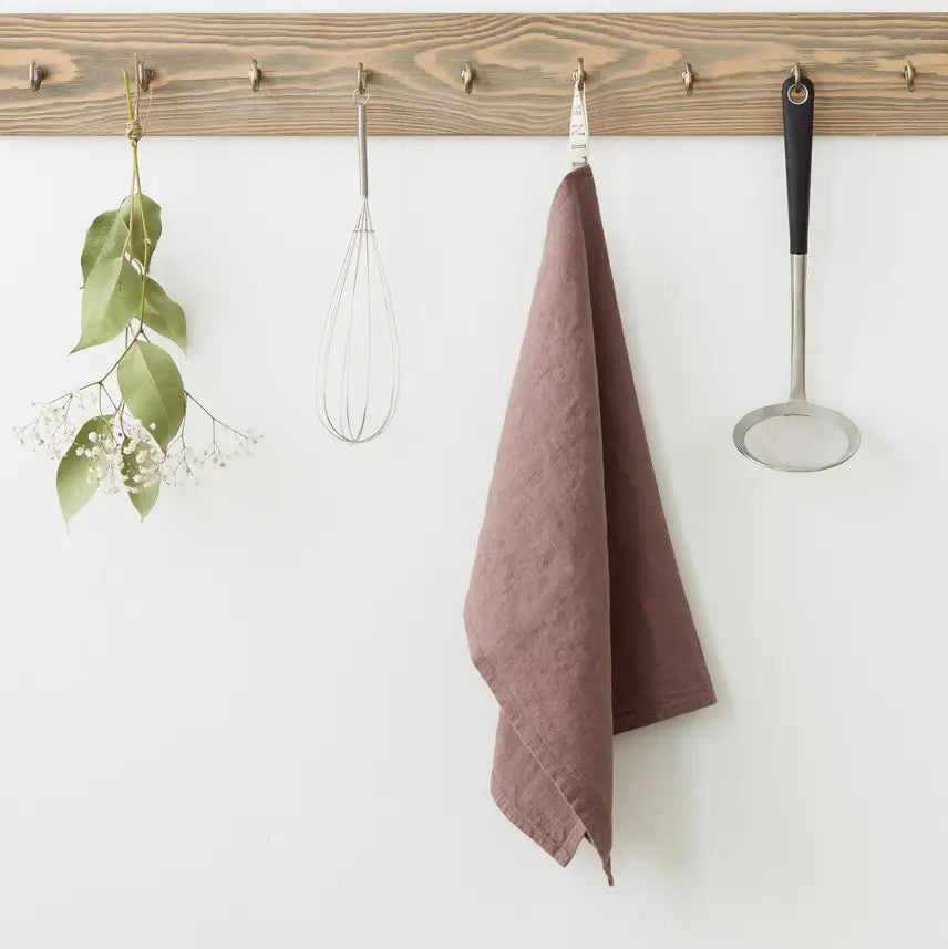 Solid Linen Kitchen Towel