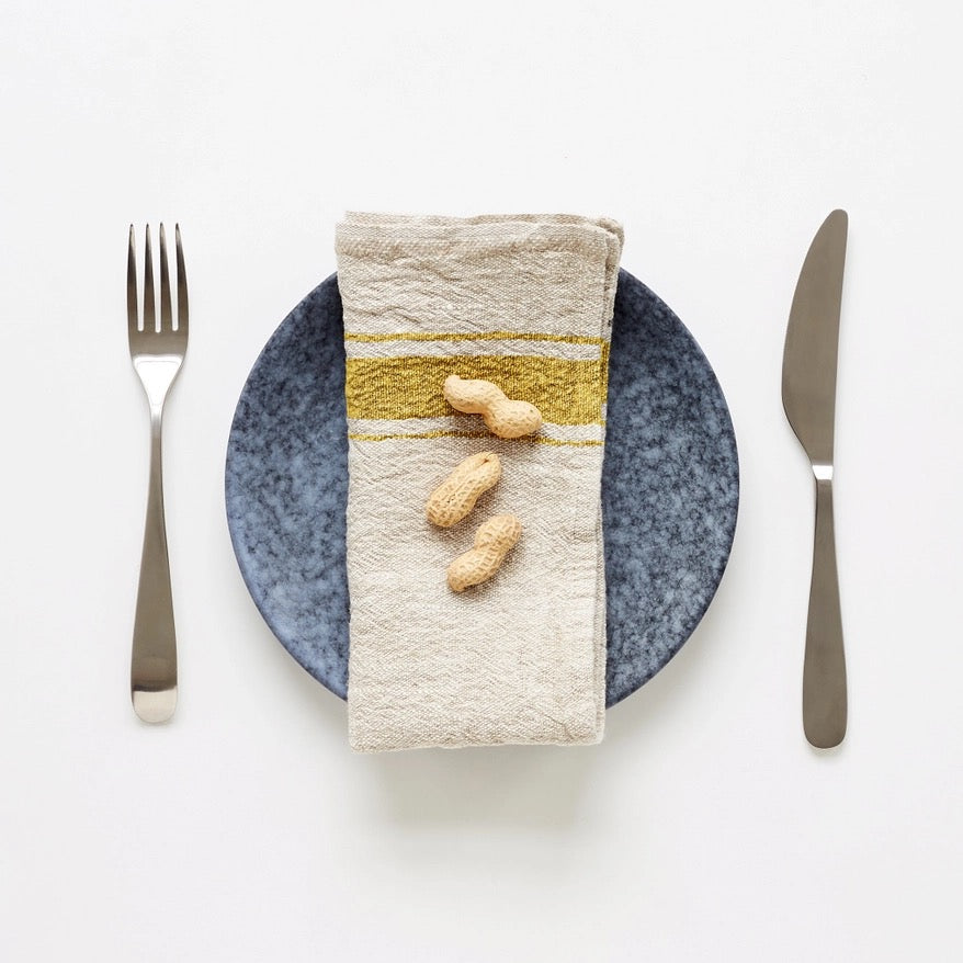 Vintage Style Linen Napkins - Set of 2 (2 Colors)
