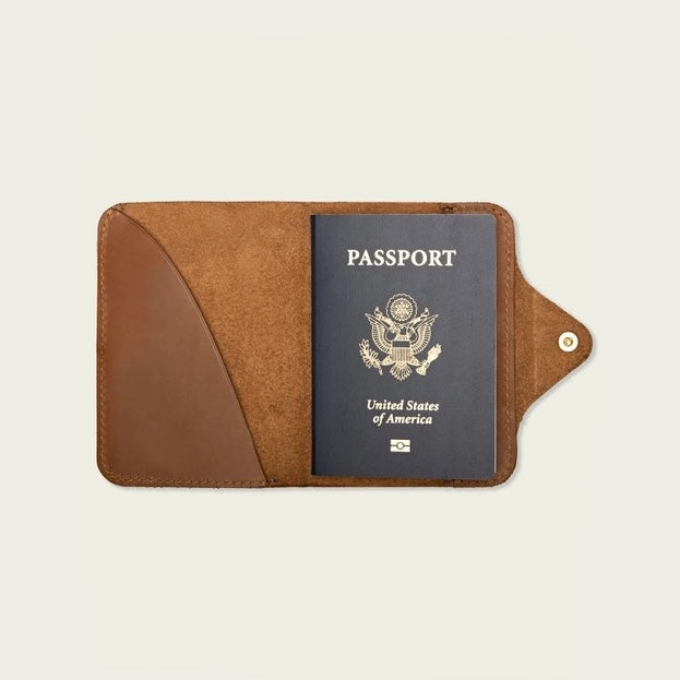 WP Standard Leather Snap Passport Travel Wallet