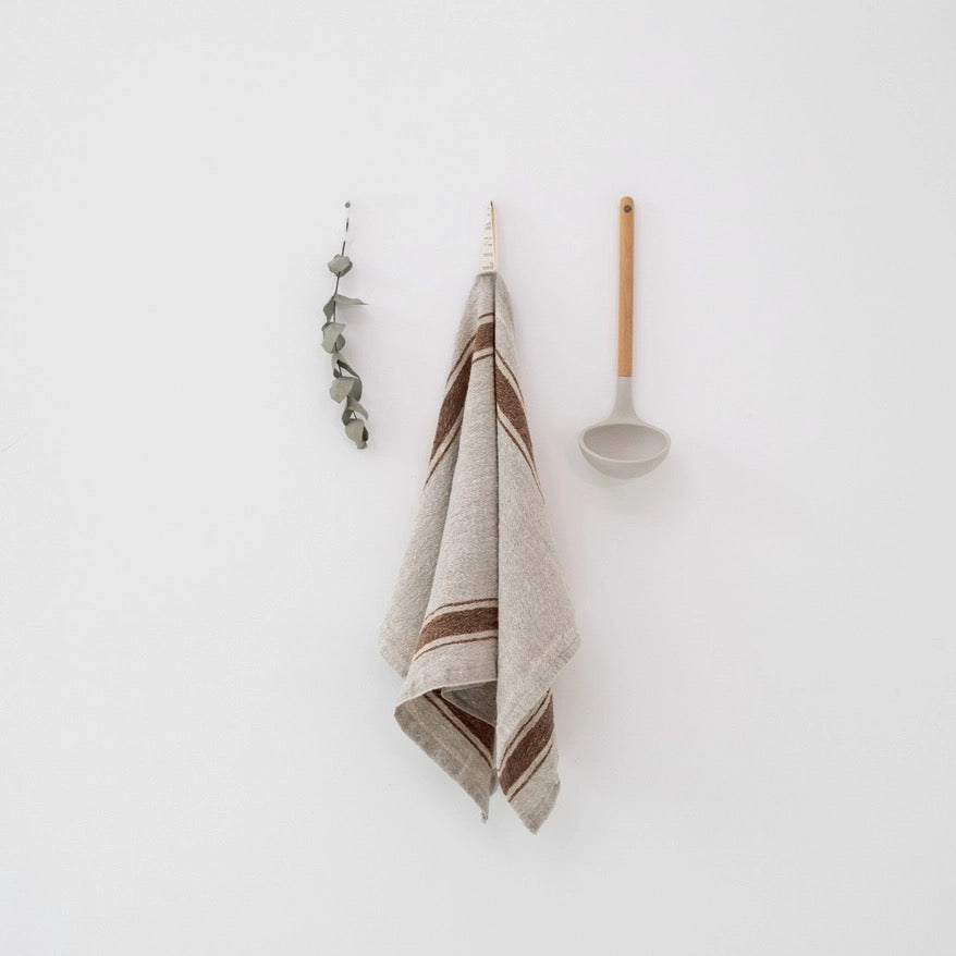 Vintage Style Linen Kitchen Towel (6 Colors)
