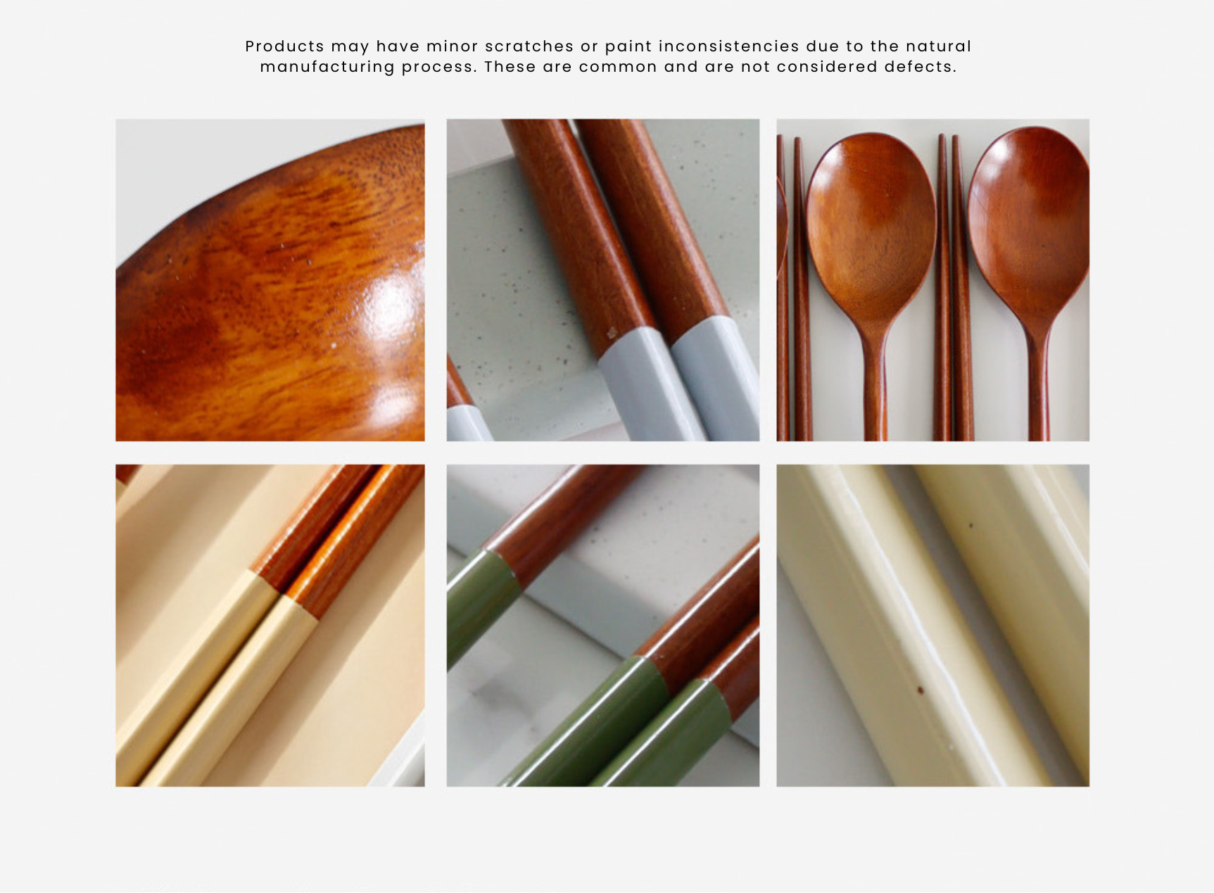 Acacia Spoon & Chopsticks (6 Colors)