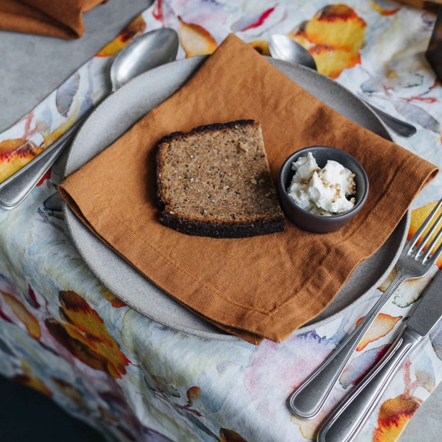 Solid Linen Napkins - Set of 2 (2 Colors)