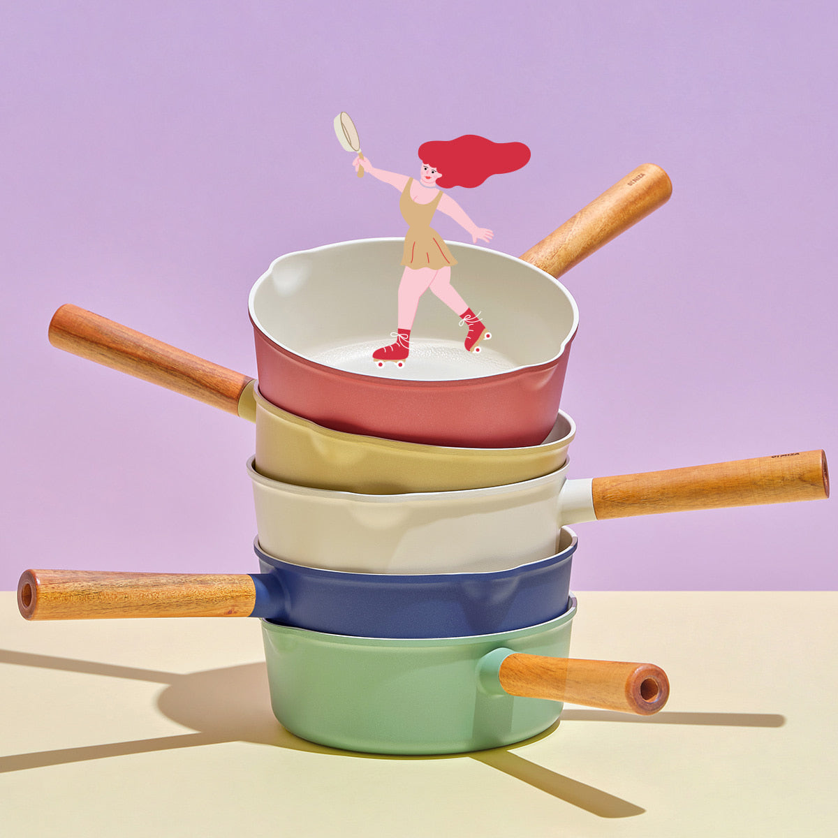Dr.HOWS Omiza 8" Sauce Pan (New Color!)