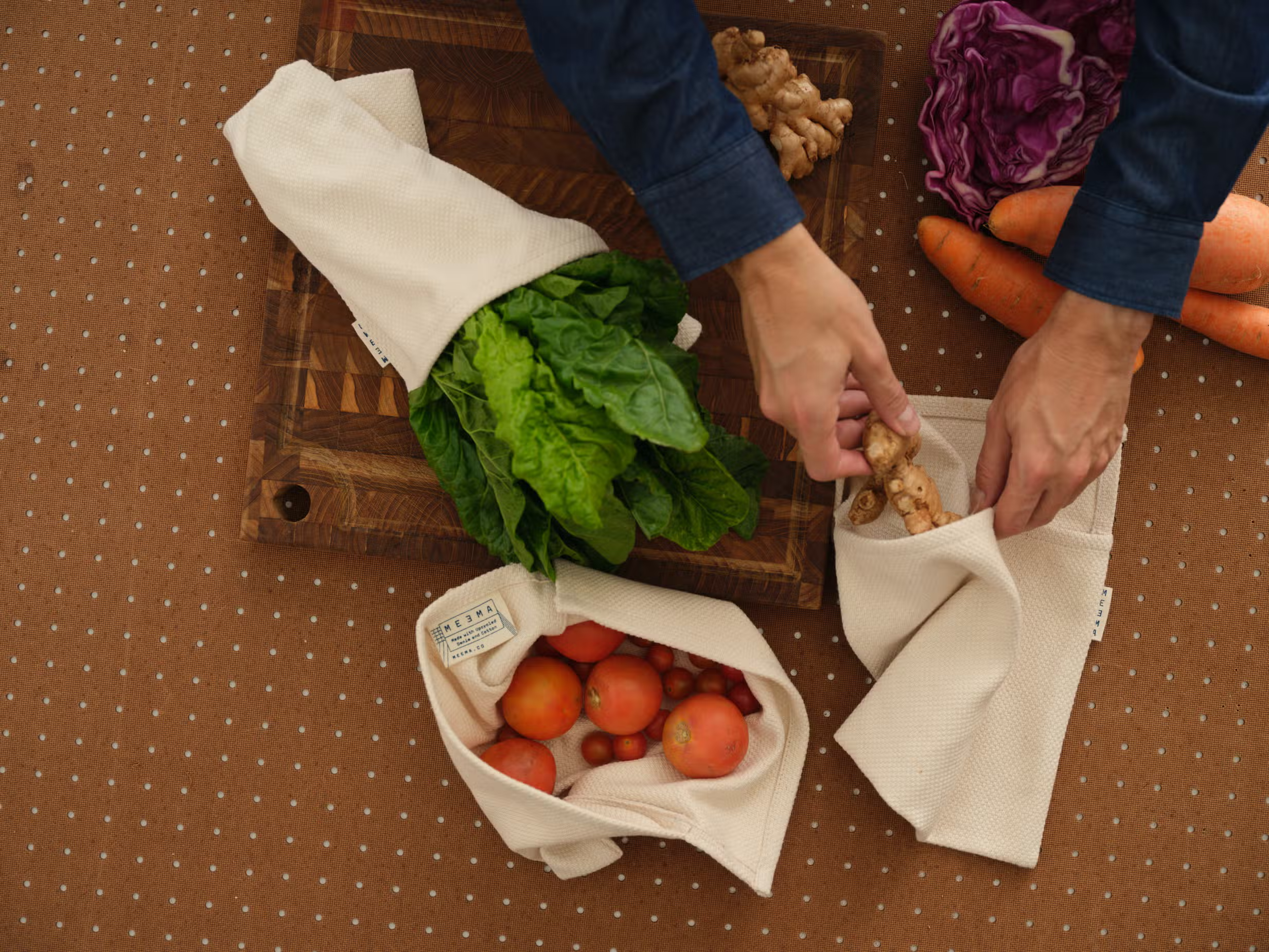 Vegetable Crisper Bags (Set of 2)