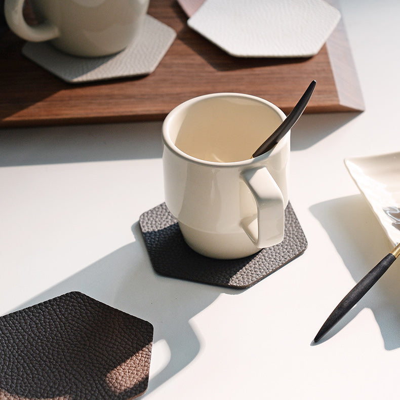 Faux Leather Coasters (4 Colors)