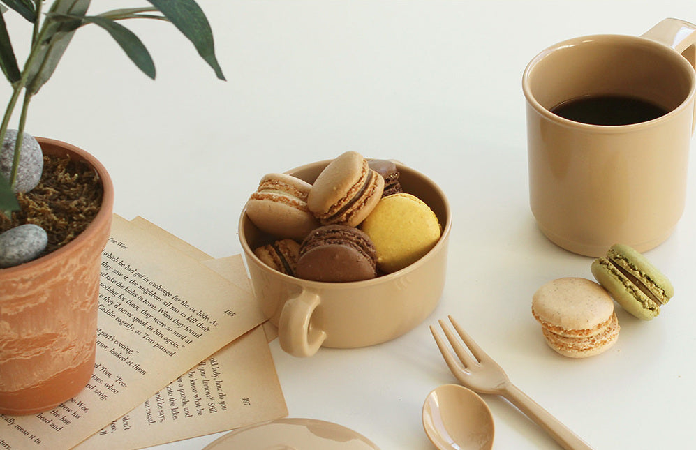 Awaken Melamine Soup Bowl & Cutlery Set (5 Colors)
