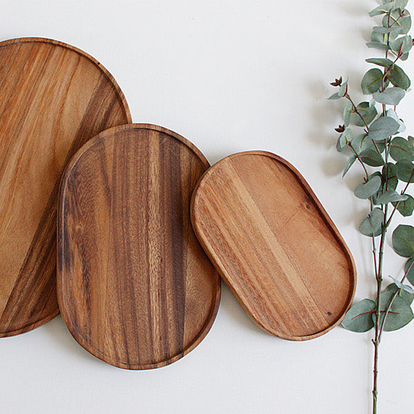 Wooden Oval Tray (3 Sizes)