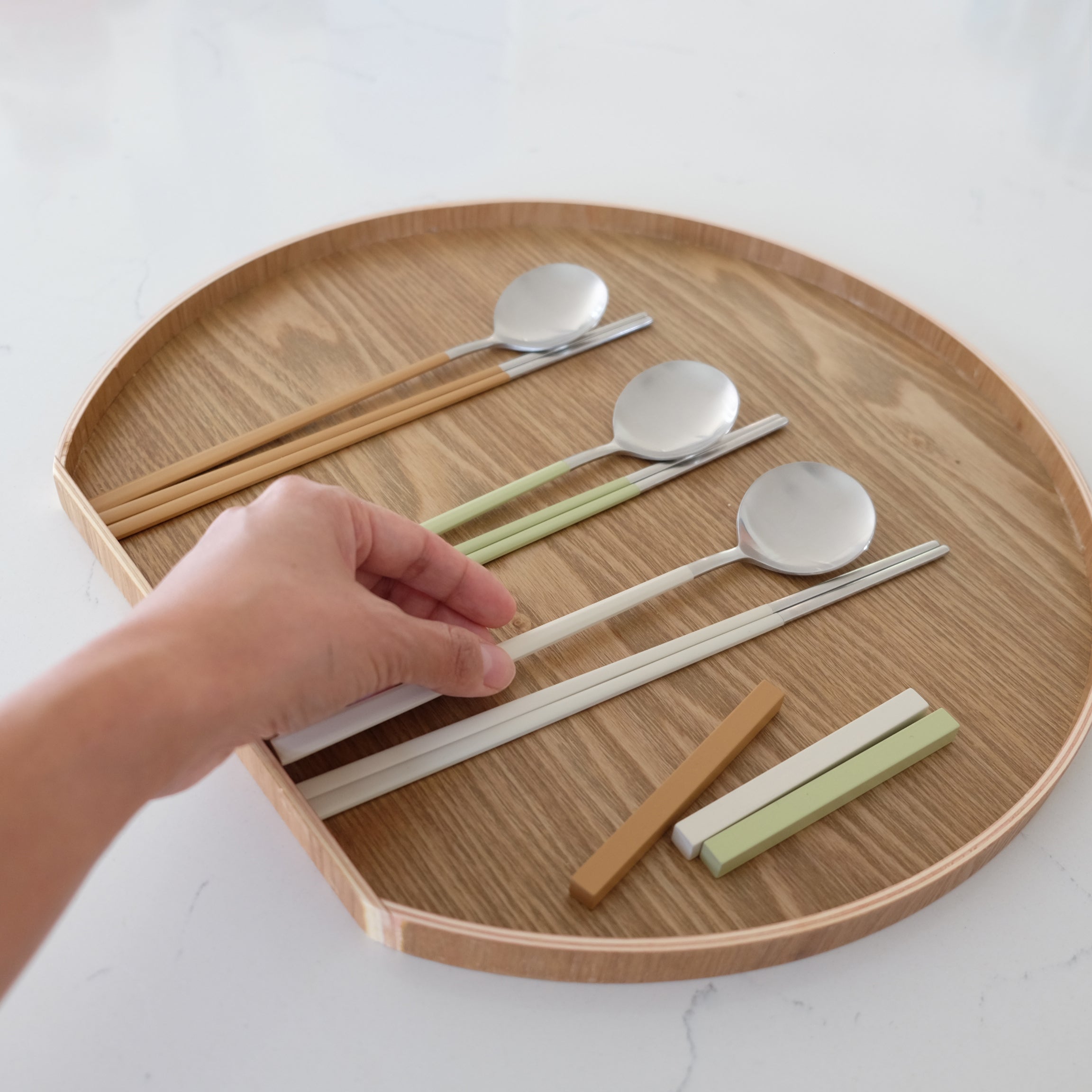 Pantone Korean Spoon and Chopsticks Rests
