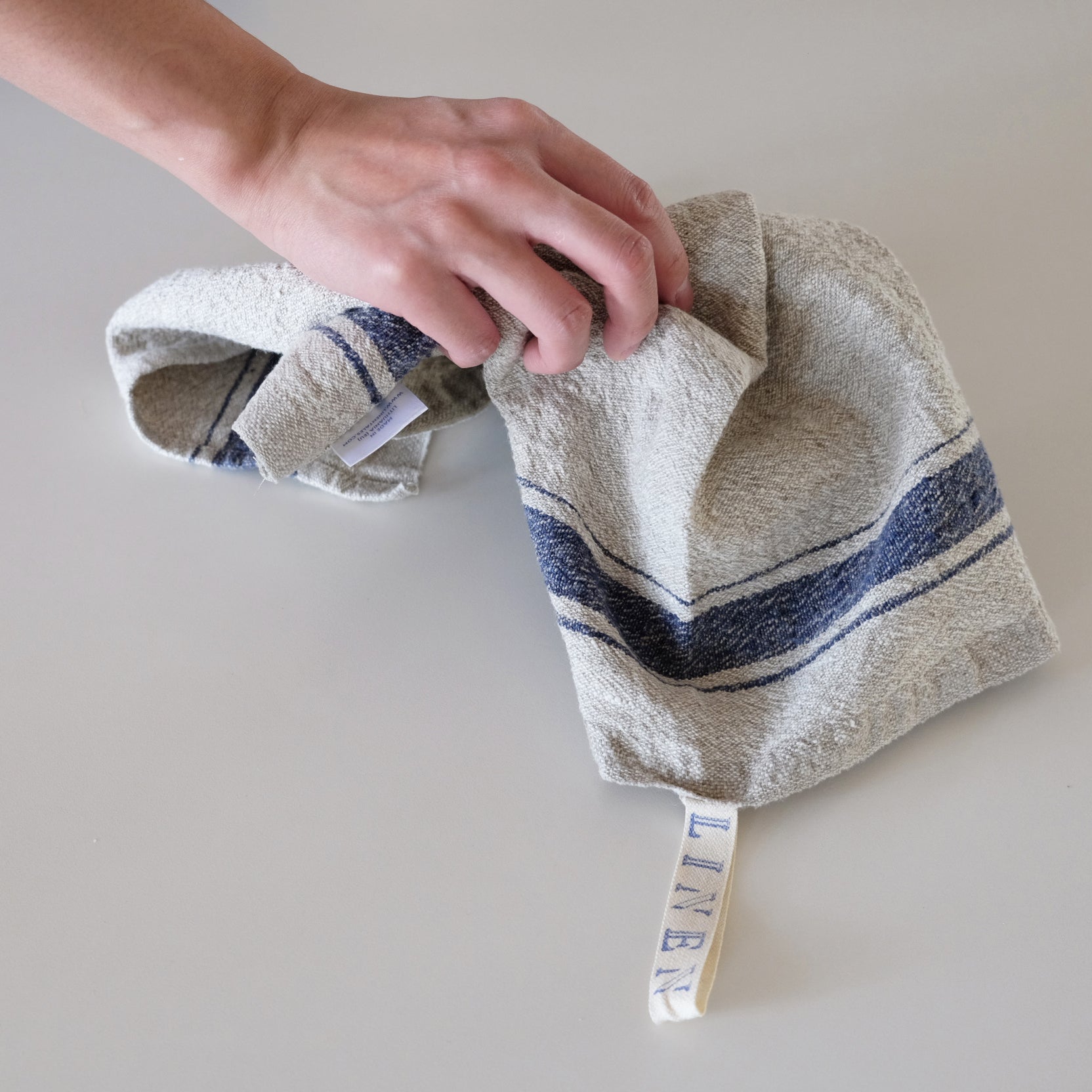 Vintage Style Linen Kitchen Towel (6 Colors)