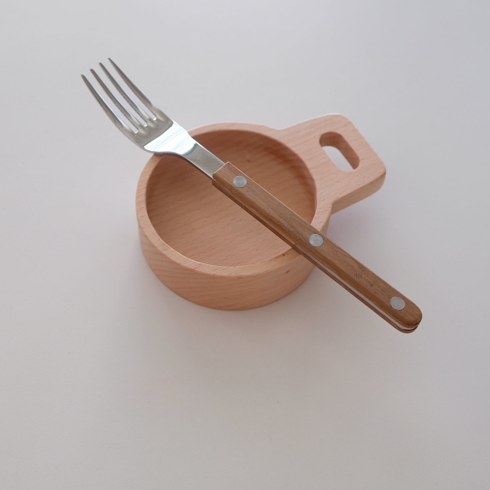 Wood Handle Mini Dish