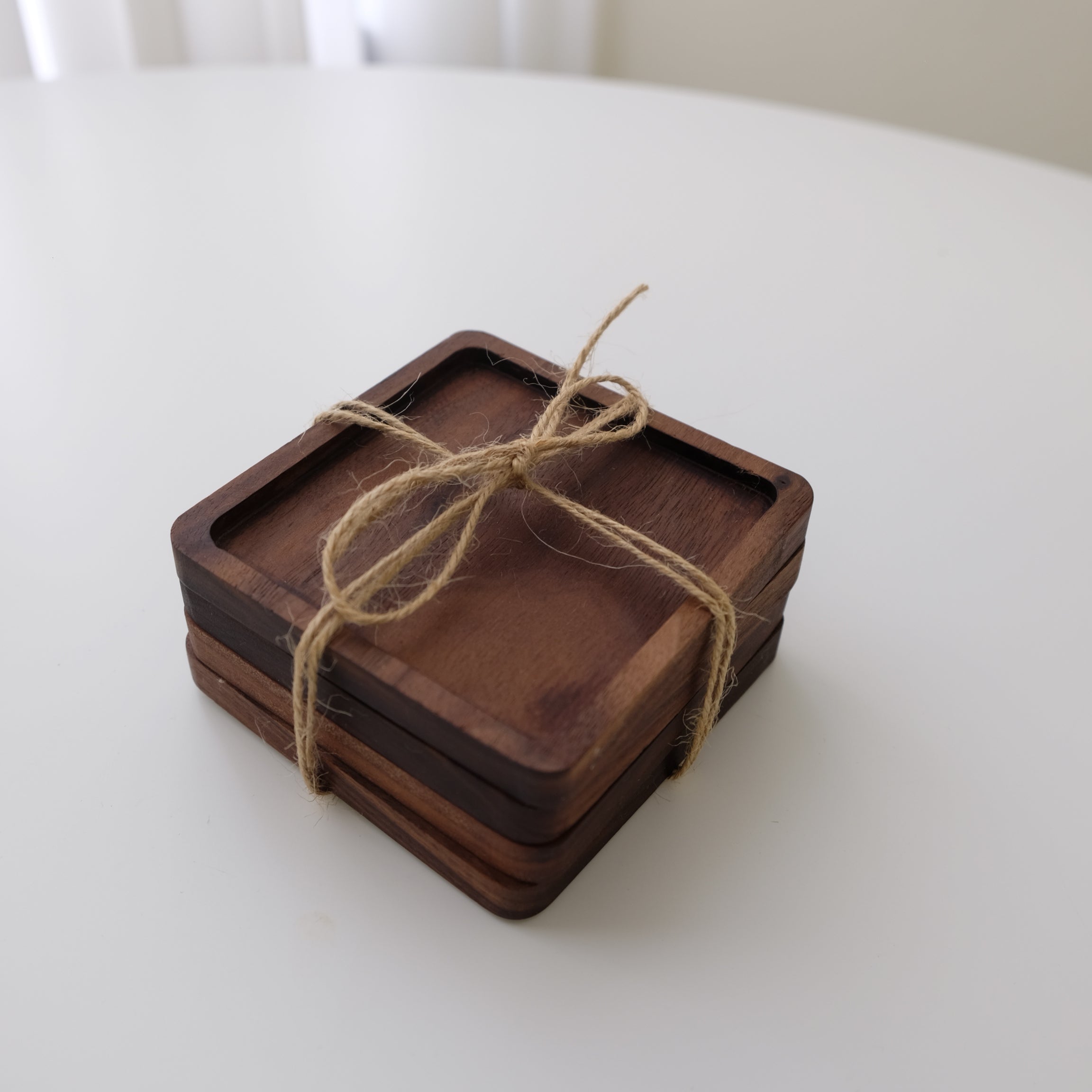 Wood Round / Square Coaster (Set of 4)