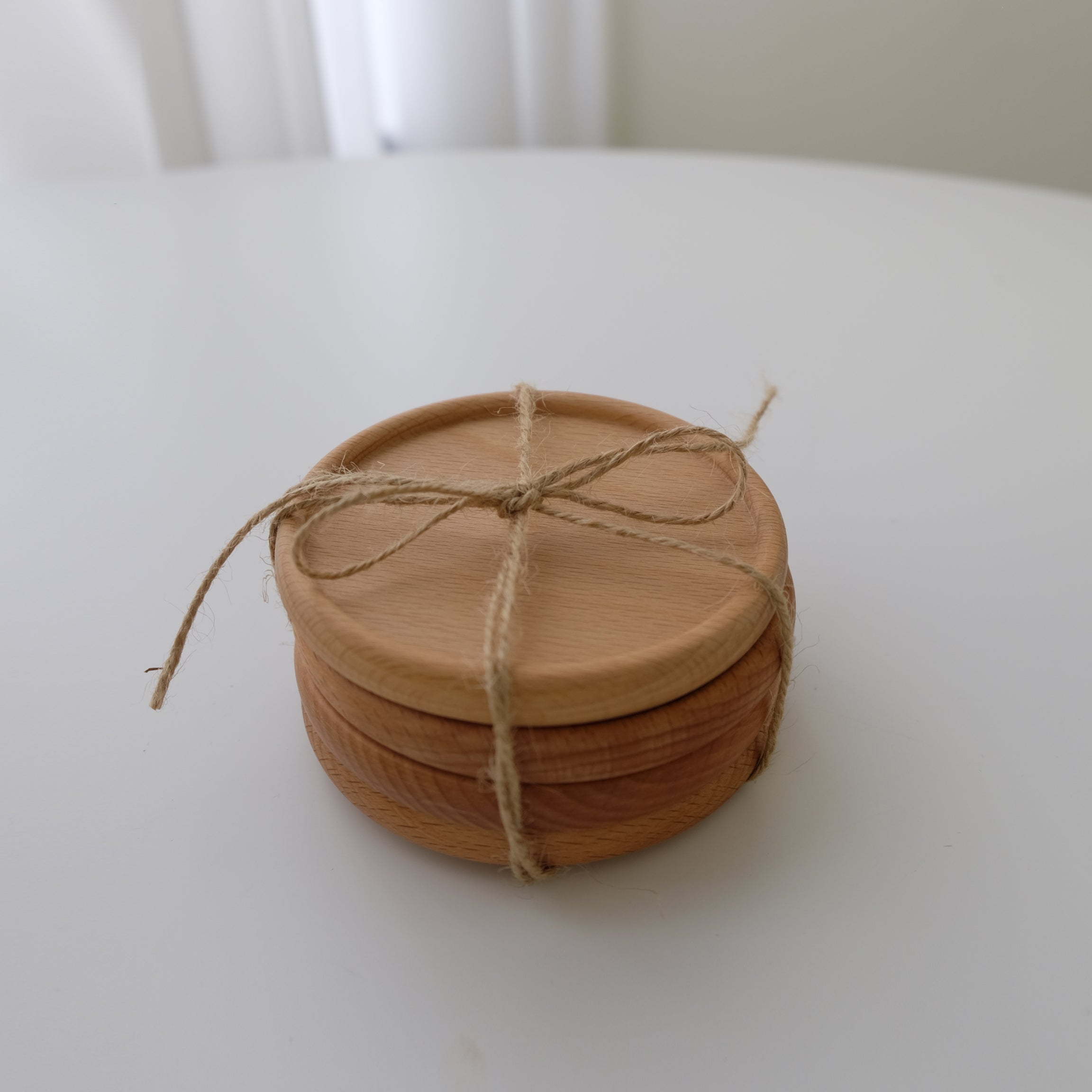 Wood Round / Square Coaster (Set of 4)