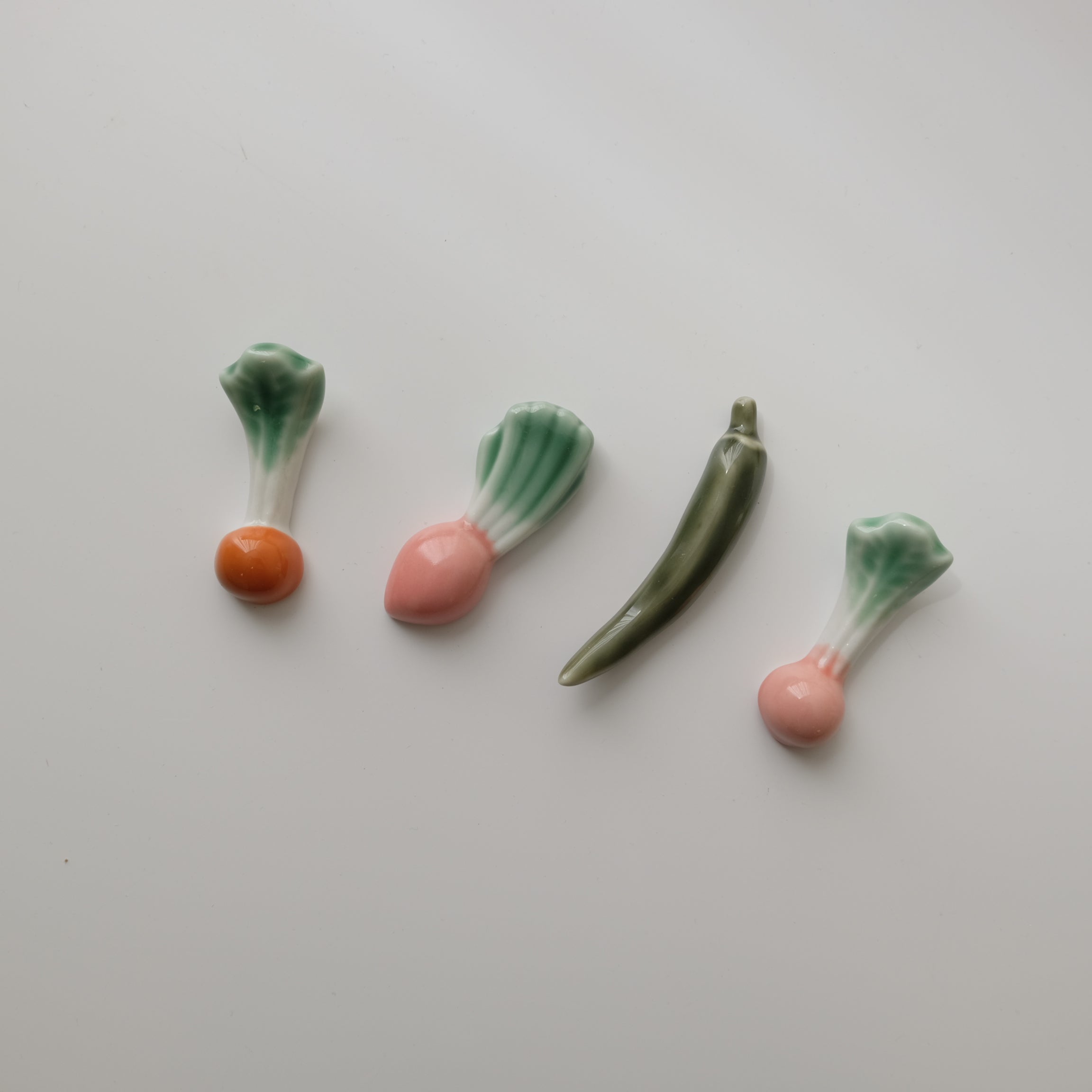 Ceramic Vegetable Chopstick Rest (New Style!)