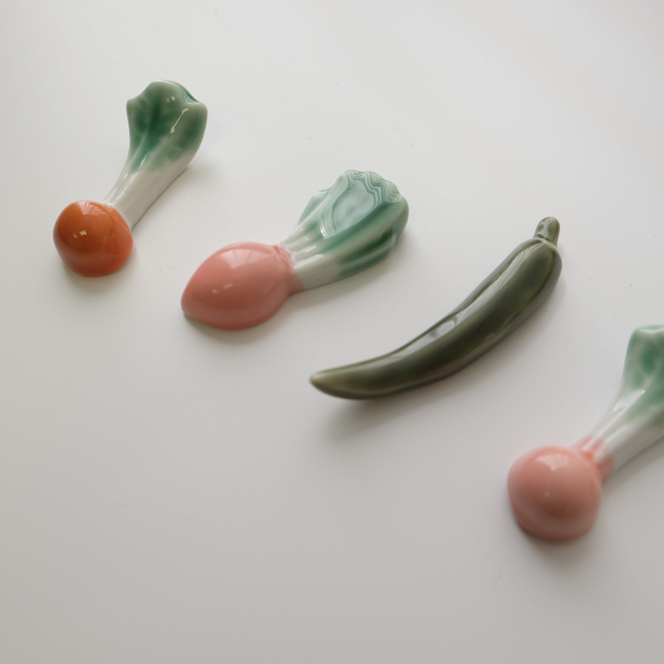 Ceramic Vegetable Chopstick Rest (New Style!)