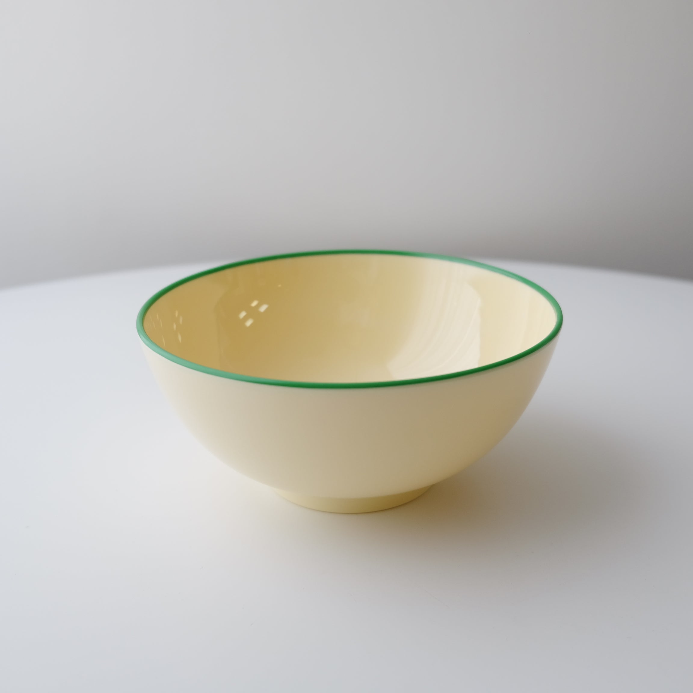 Awaken Melamine Avocado Rim - Round Bowl (2 size)