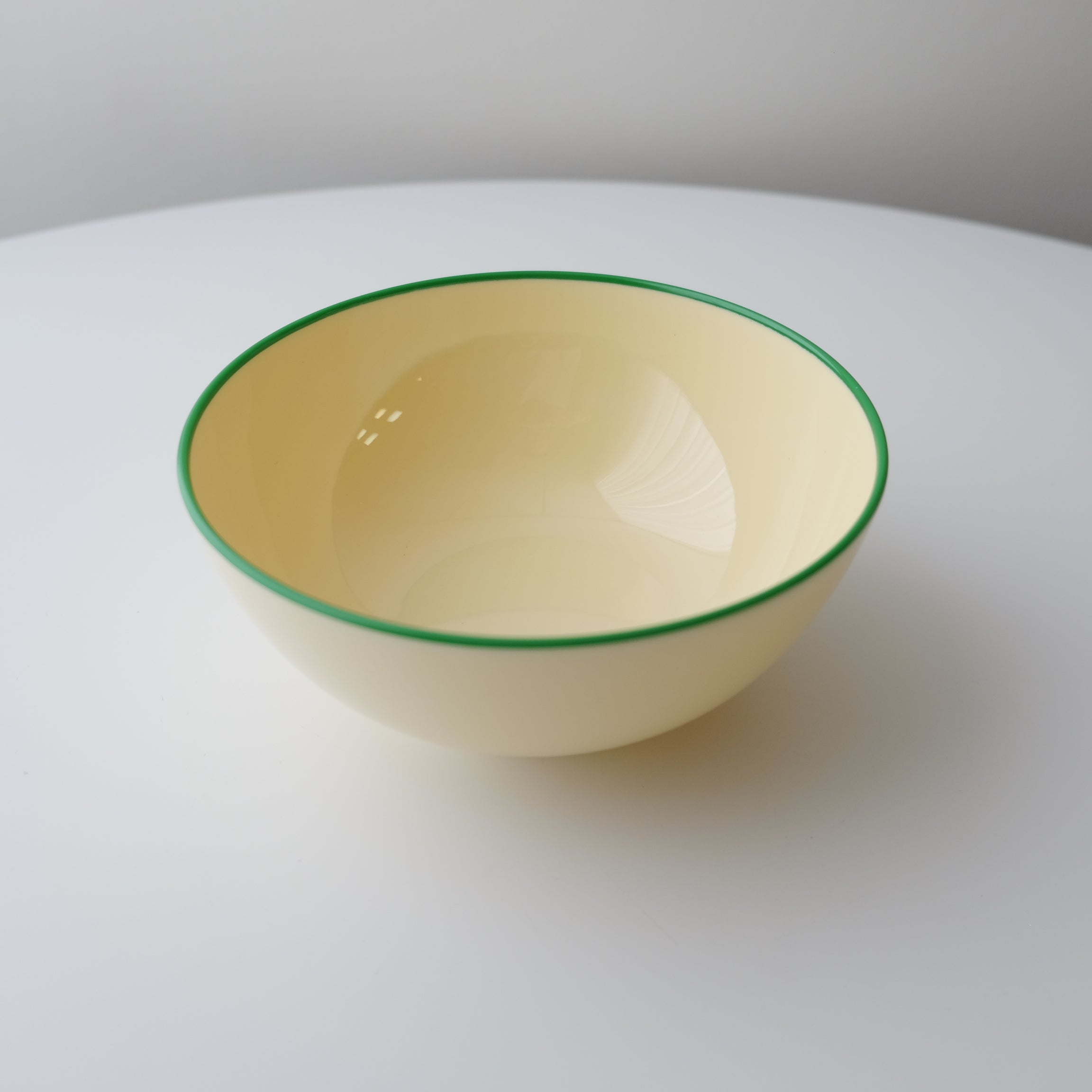Awaken Melamine Avocado Rim - Round Bowl (2 size)