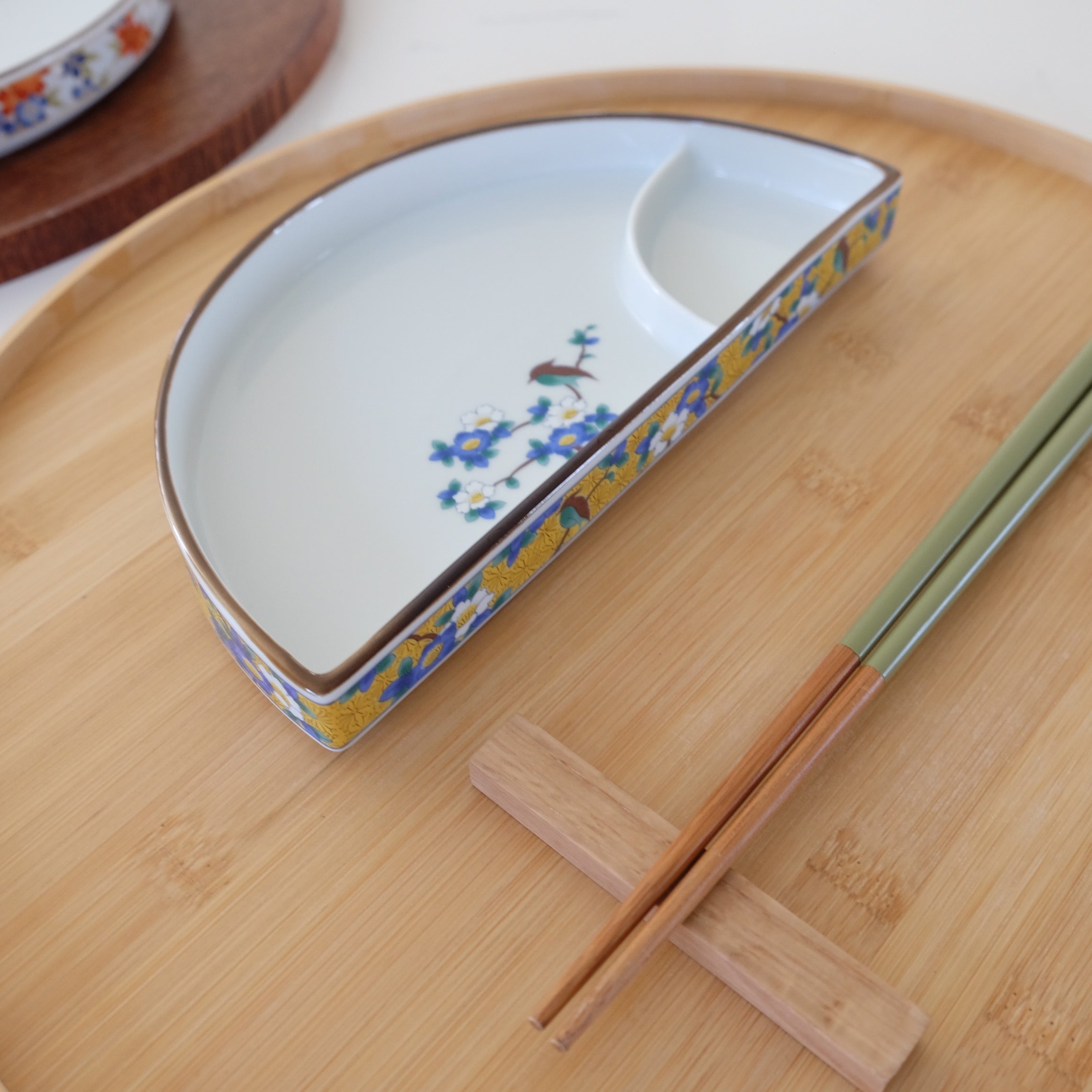 Half Moon Sashimi Dish - 5 Colors