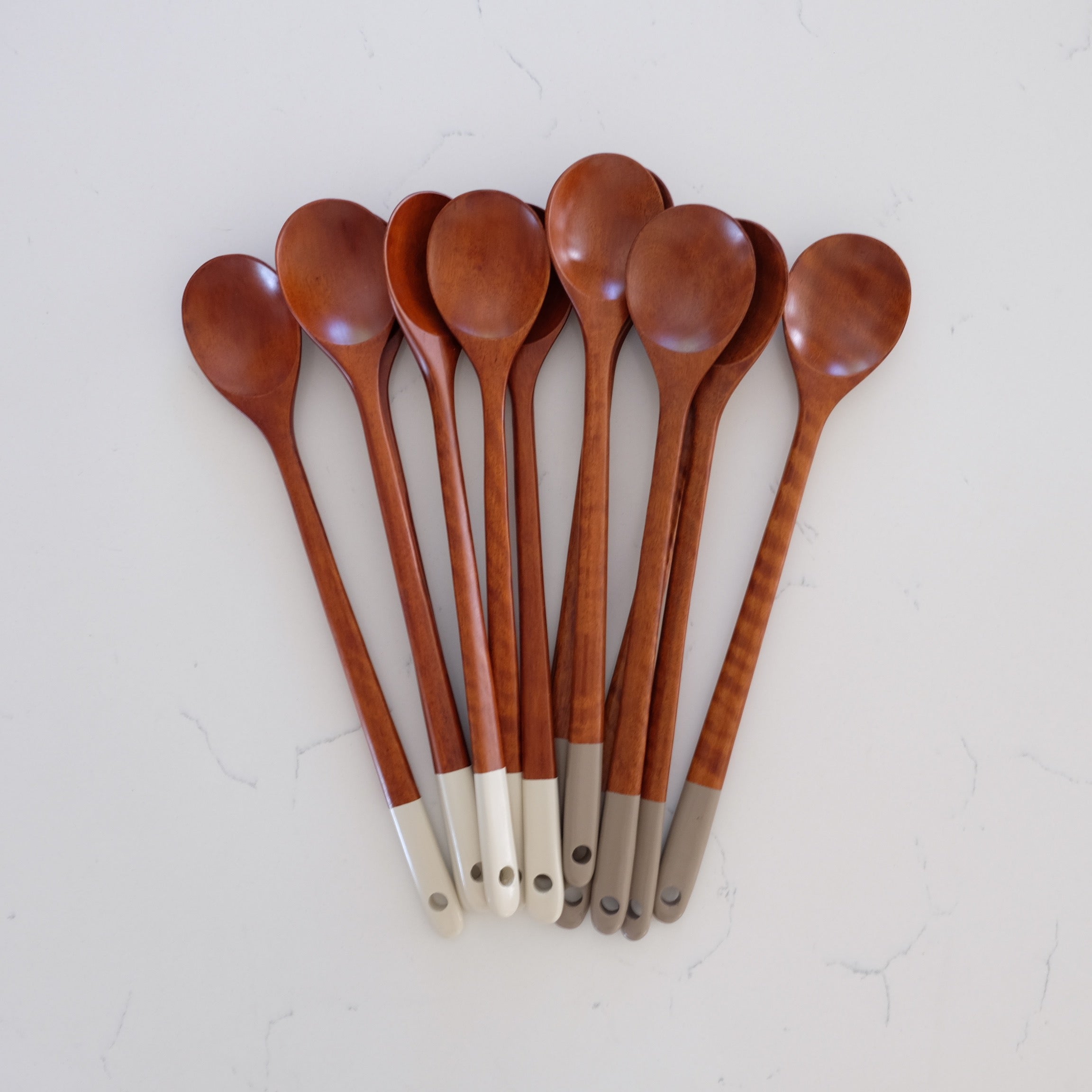 Modern Color Long Handle Cooking Spoon (Narrow Spoon Head)
