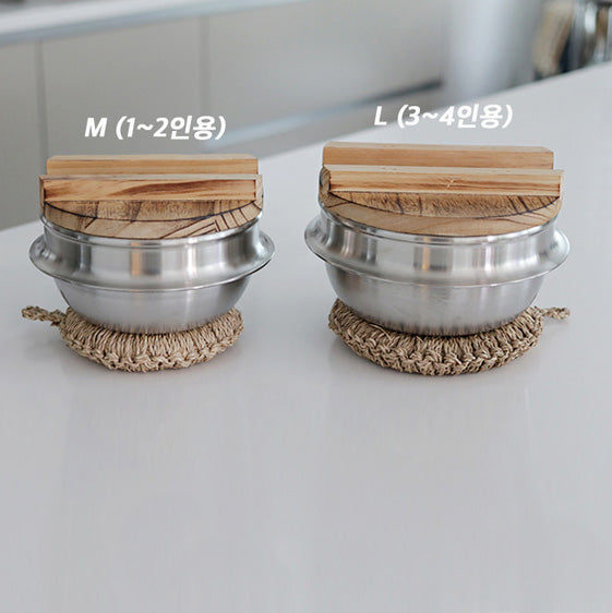 3 Layered Stainless Steel Steam Pot