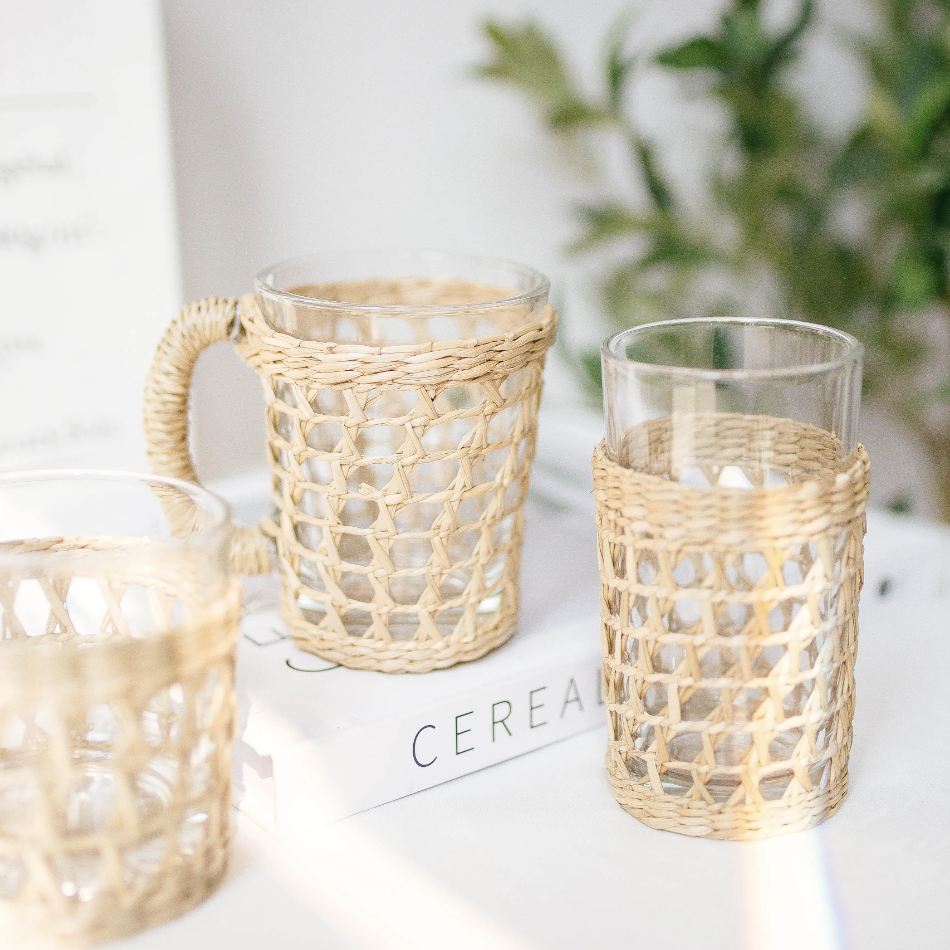 Handcrafted Seagrass Tumbler