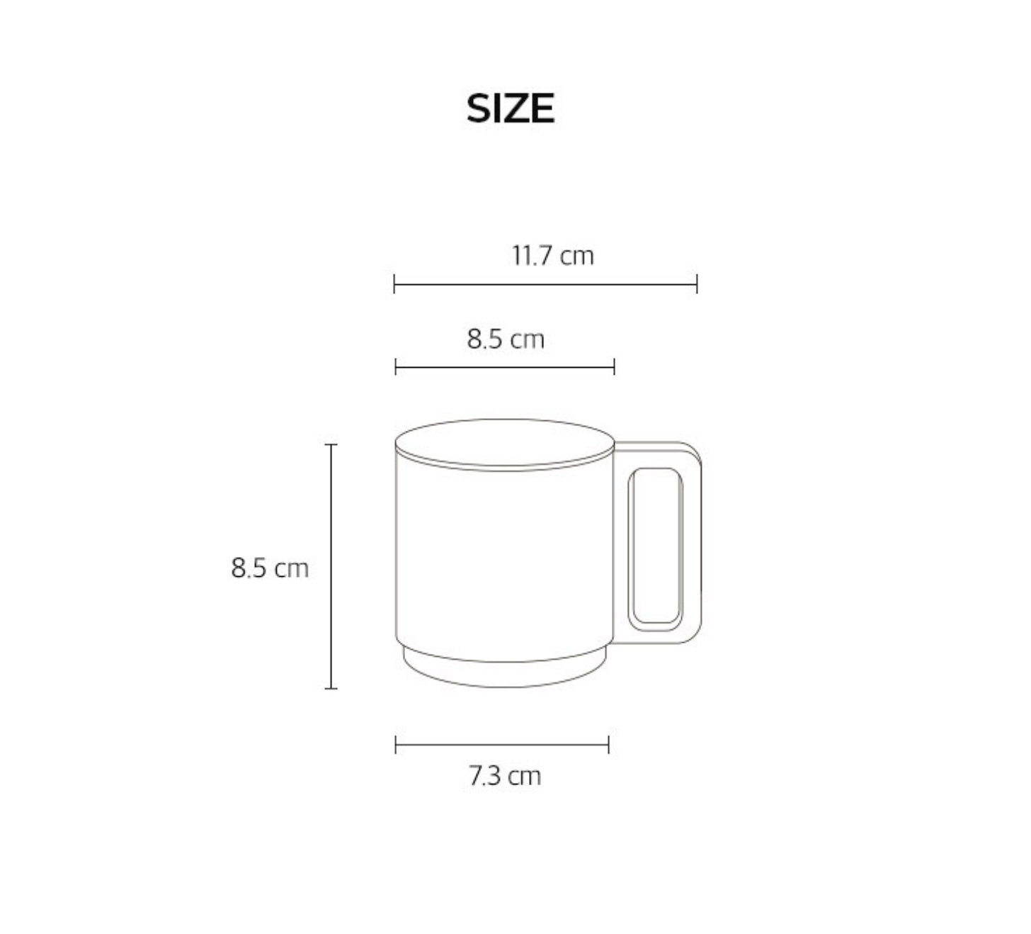 Awaken Melamine Stacking Mug
