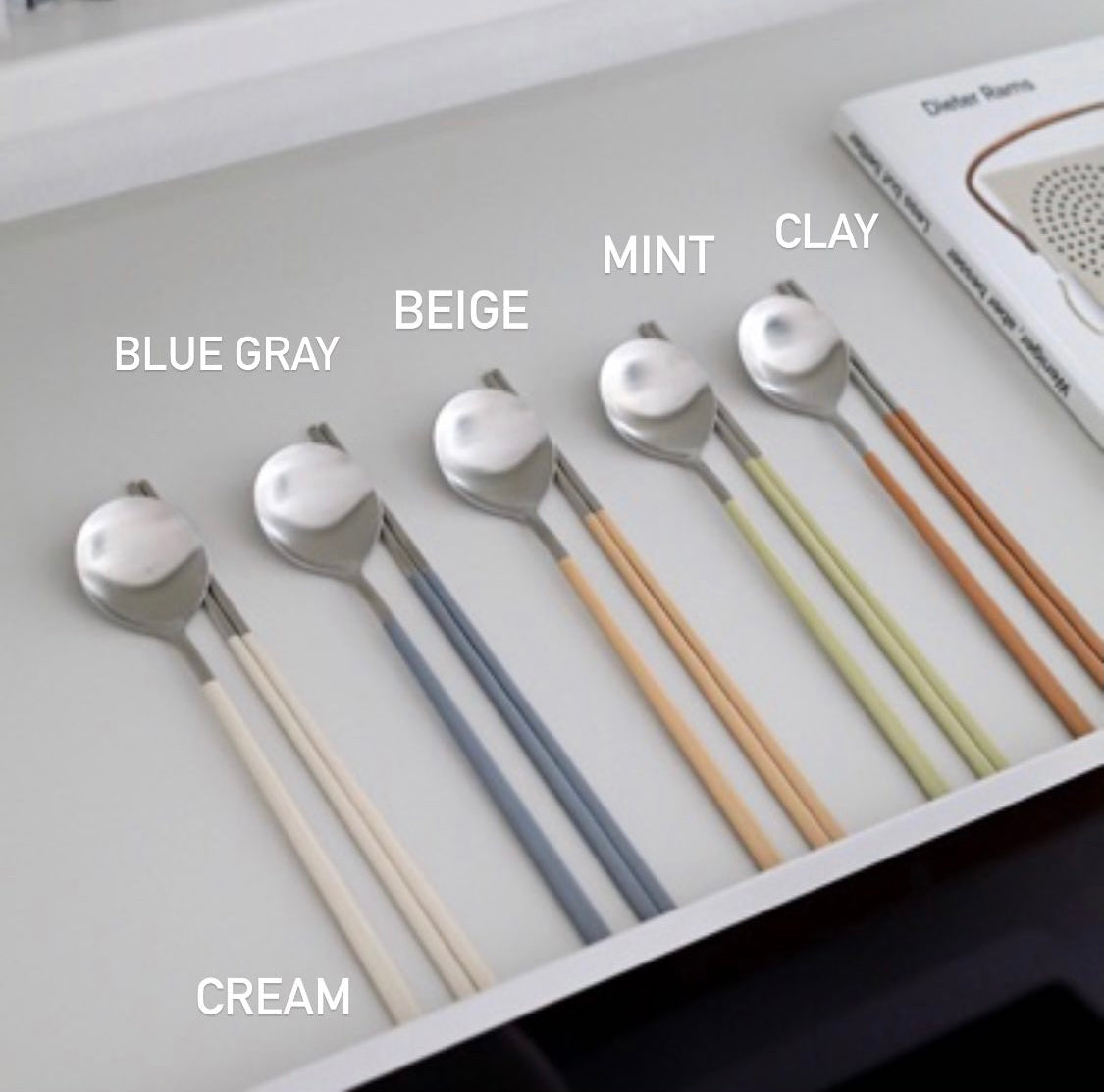 Pantone Korean Spoon and Chopsticks