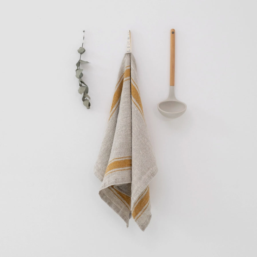 Vintage Style Linen Kitchen Towel (6 Colors)
