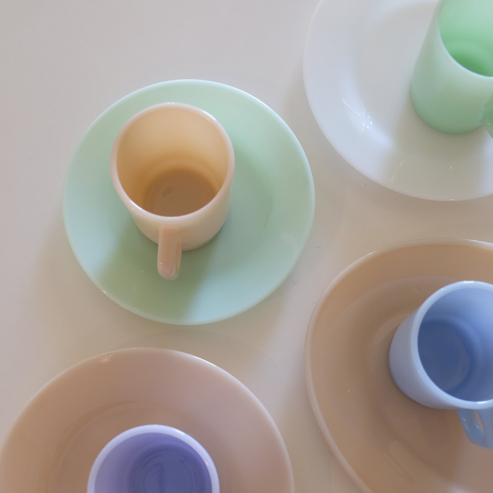 UNS Milk Glass Mug