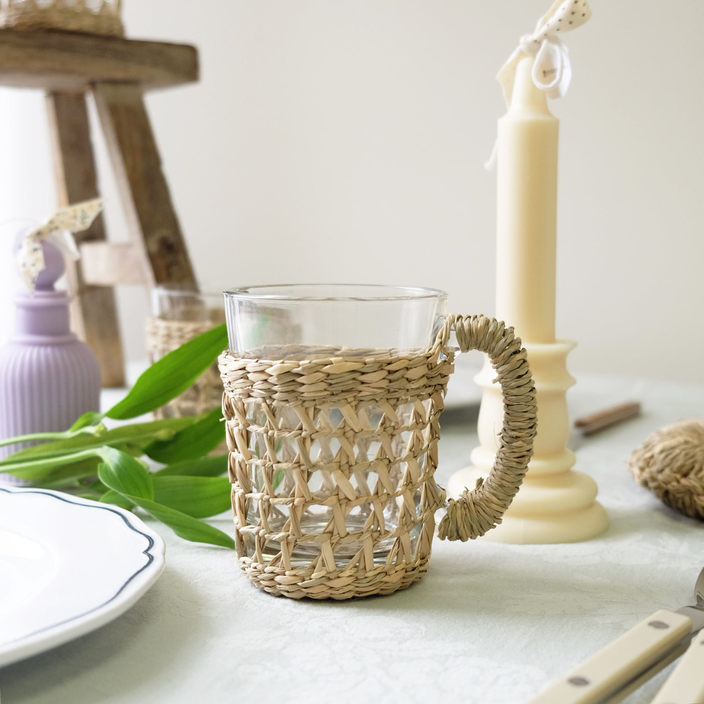 Handcrafted Seagrass Tumbler