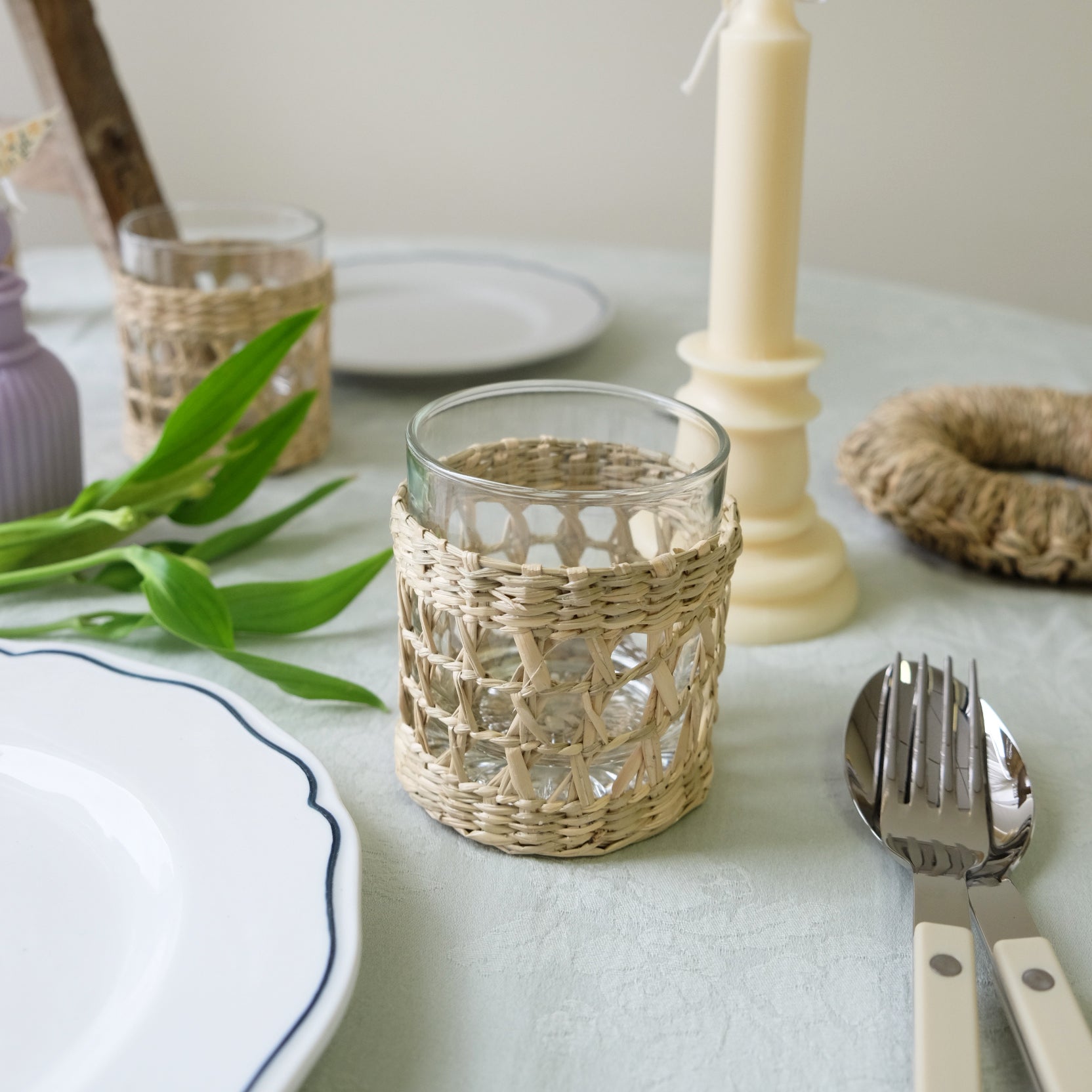 Handcrafted Seagrass Tumbler