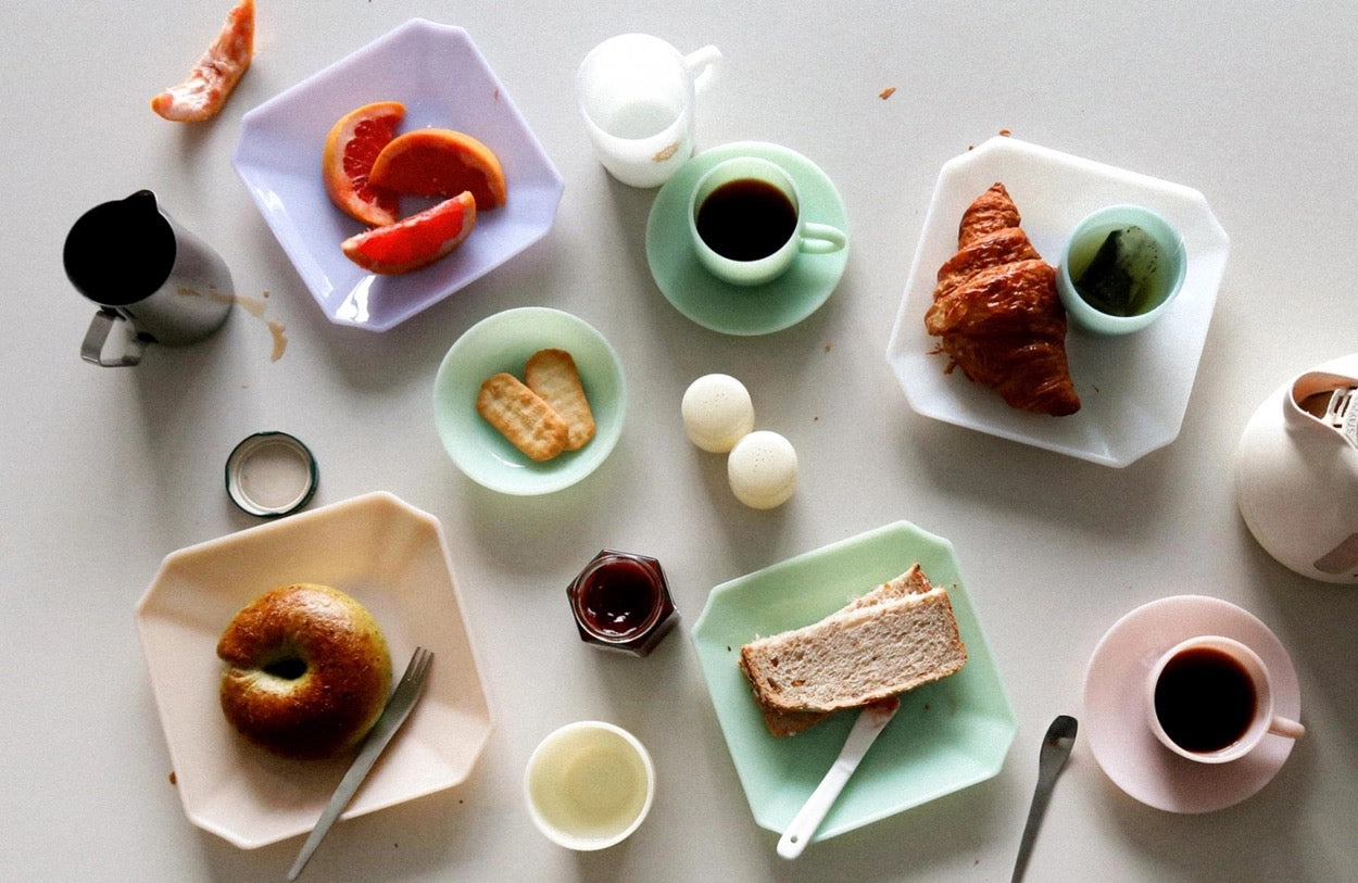 UNS Milk Glass Square Plate