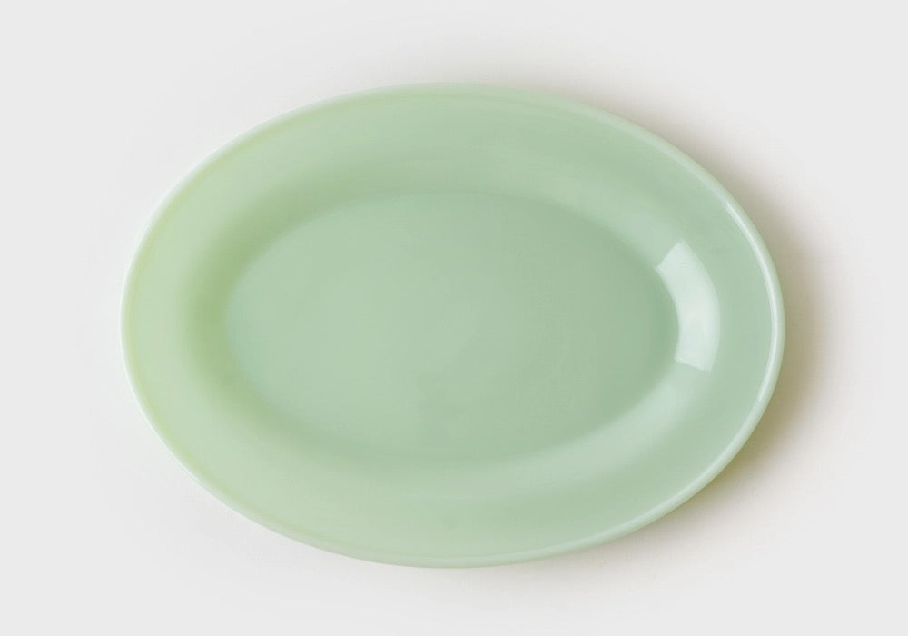 UNS Milk Glass Oval Platter