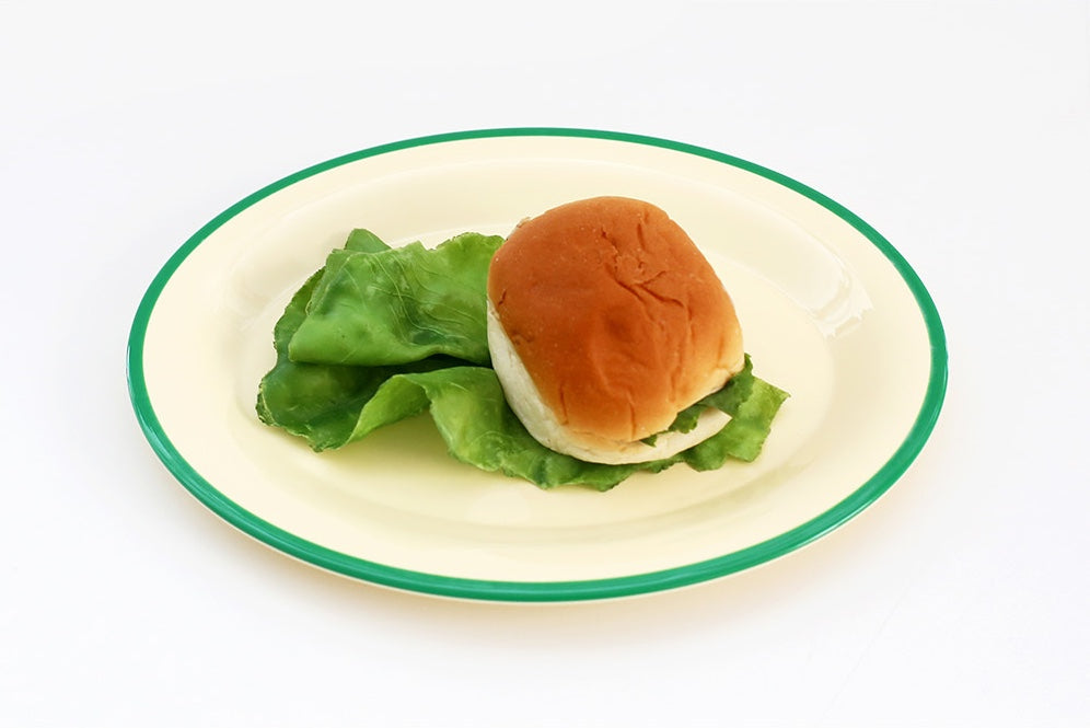 Awaken Melamine Avocado Rim - Oval Plate