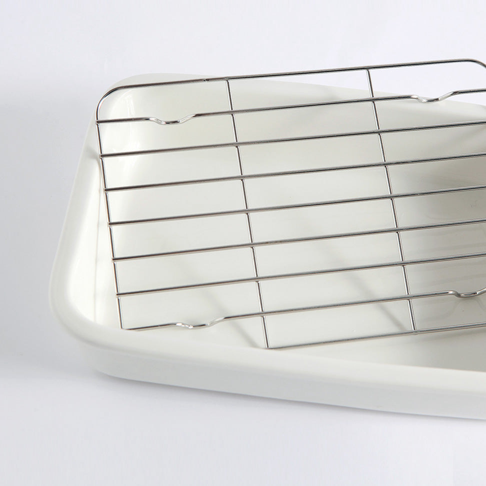 Ceramic Dish and Rack Set